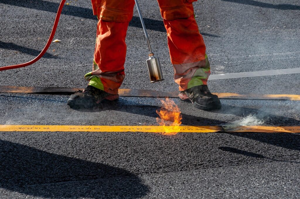 asphalt, road construction, road marking, construction worker, roadway, repair, road, work, road construction, road construction, road construction, road construction, road construction